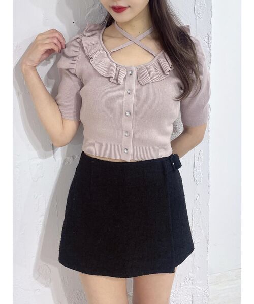 EATME（イートミー）の「ベルテッドスコート（その他パンツ・レディース・ブラック/オフホワイト/ブルー・SMALL/MEDIUM）」の13枚目の写真