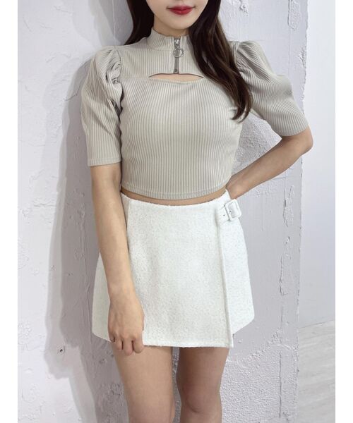 EATME（イートミー）の「ベルテッドスコート（その他パンツ・レディース・ブラック/オフホワイト/ブルー・SMALL/MEDIUM）」の14枚目の写真