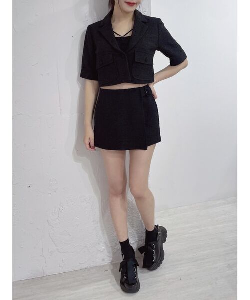 EATME（イートミー）の「ベルテッドスコート（その他パンツ・レディース・ブラック/オフホワイト/ブルー・SMALL/MEDIUM）」の19枚目の写真