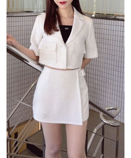 EATME（イートミー）の「ベルテッドスコート（その他パンツ・レディース・ブラック/オフホワイト/ブルー・SMALL/MEDIUM）」の20枚目の写真