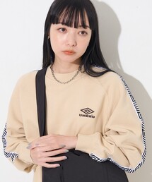 FREAK'S STORE(t[NXXgA)UMBRO × FREAK'S STORE/Au ʒ Line Logo Sweat/ʒ CSXEFbg(XEFbg)
