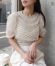 CORNERS | パールビスチェ(ベスト)