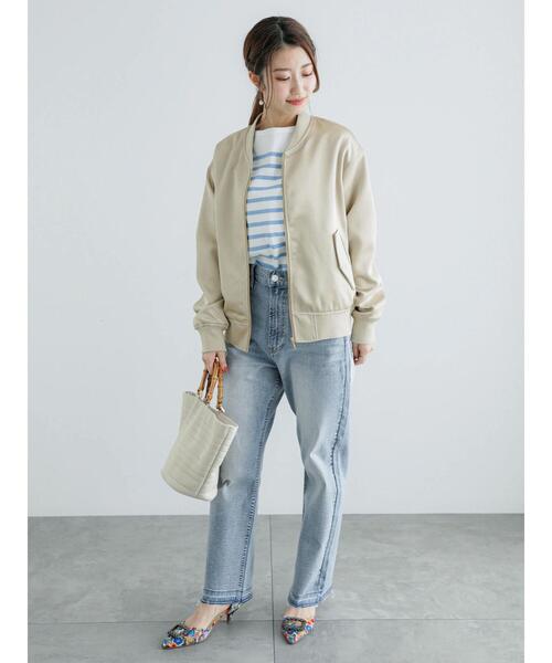 シャイニーサテンブルゾン サテンブルゾン / CLOCHE | CALENDRIER online store