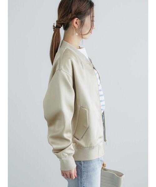 Te chichi（テチチ）の「ヘビーサテンブルゾン（ブルゾン）」 - WEAR