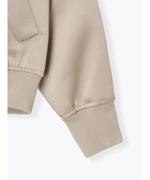 Te chichi（テチチ）の「ヘビーサテンブルゾン（ブルゾン・レディース・ベージュ/カーキ・F）」の9枚目の写真