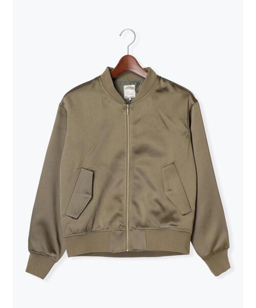 シャイニーサテンブルゾン サテンブルゾン / CLOCHE | CALENDRIER online store