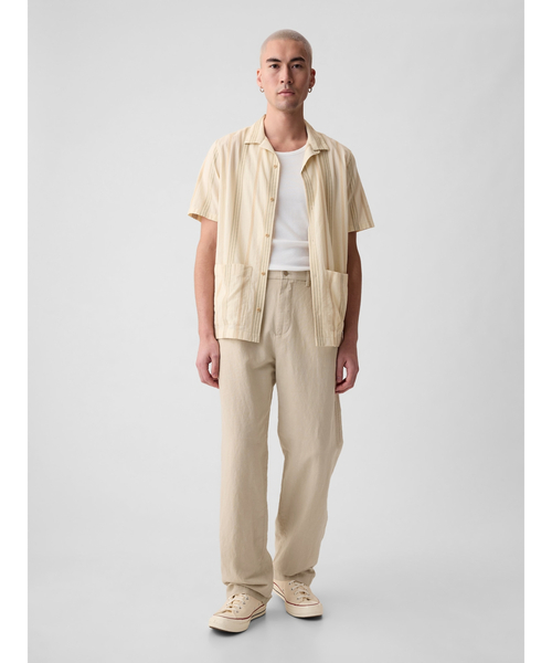 90s STONE  コットントラウザー GAP（ギャップ）の「90s ルーズフィット リネンコットントラウザー