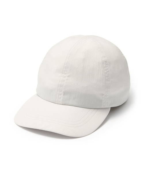 無印良品（ムジルシリョウヒン）の「風を通す　ちいさくまとまる　キャップ（キャップ・レディース・アイボリー/ブルー/ブラック・55-59cm）」の2枚目の写真