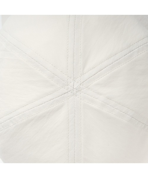 無印良品（ムジルシリョウヒン）の「風を通す　ちいさくまとまる　キャップ（キャップ・レディース・アイボリー/ブルー/ブラック・55-59cm）」の10枚目の写真