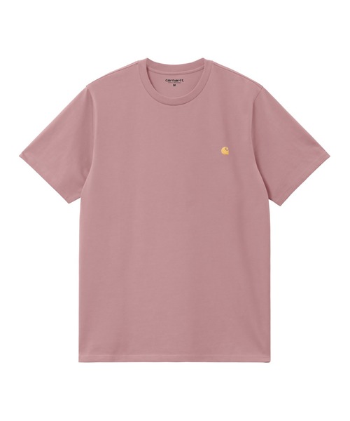 Carhartt WIP(カーハートダブリューアイピー)の「Carhartt WIP S/S CHASE T-SHIRT(カーハートワークインプログレス ショートスリーブ チェイス Tシャツ)(Tシャツ/カットソー・メンズ・ホワイト系/ブラック系/グリーン系/ピンク系/グレー系・SMALL/MEDIUM/LARGE/X-LARGE)」の5枚目の写真