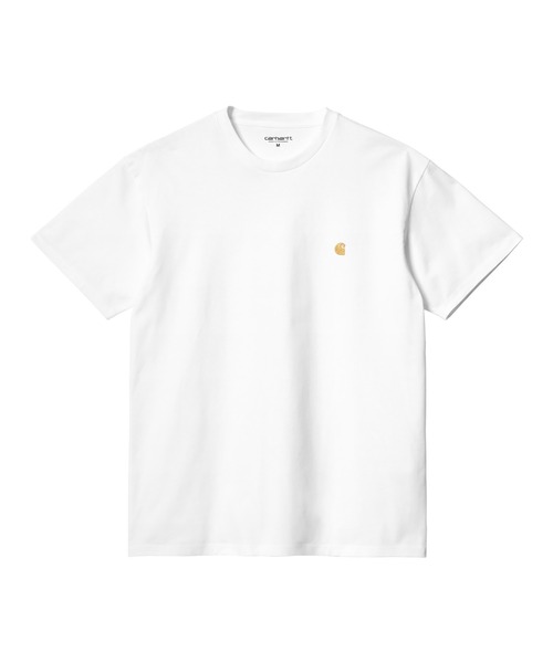 Carhartt WIP(カーハートダブリューアイピー)の「Carhartt WIP S/S CHASE T-SHIRT(カーハートワークインプログレス ショートスリーブ チェイス Tシャツ)(Tシャツ/カットソー・メンズ・ホワイト系/ブラック系/グリーン系/ピンク系/グレー系・SMALL/MEDIUM/LARGE/X-LARGE)」の12枚目の写真