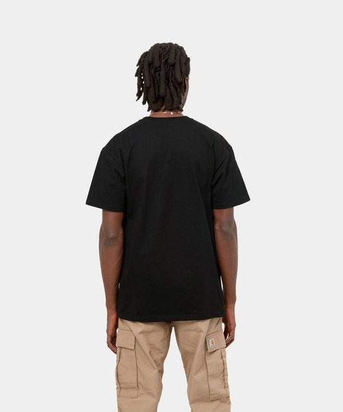 Carhartt WIP(カーハートダブリューアイピー)の「Carhartt WIP S/S CHASE T-SHIRT(カーハートワークインプログレス ショートスリーブ チェイス Tシャツ)(Tシャツ/カットソー・メンズ・ホワイト系/ブラック系/グリーン系/ピンク系/グレー系・SMALL/MEDIUM/LARGE/X-LARGE)」の8枚目の写真