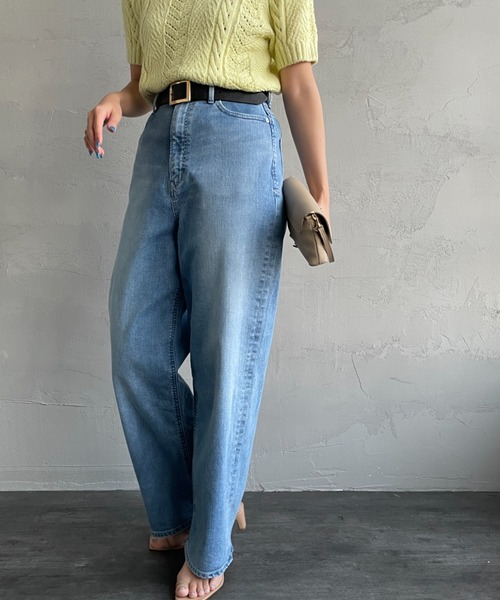 YANUK（ヤヌーク）の「[YANUK/ヤヌーク] JOAN ハイウエストワイド