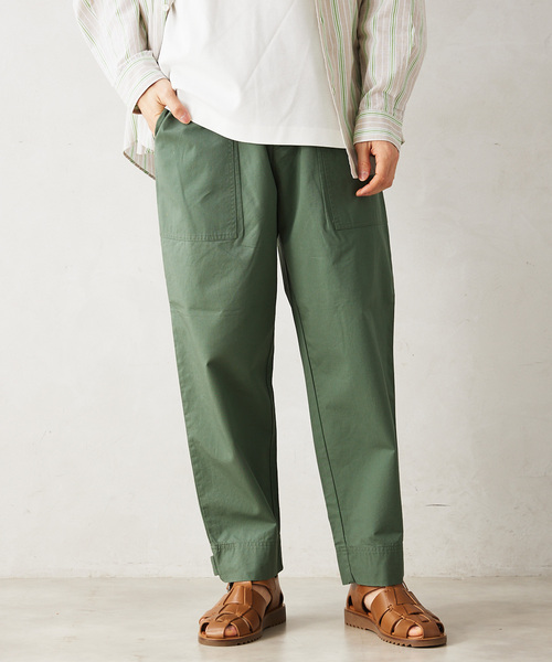 JOURNAL STANDARD relume（ジャーナルスタンダード　レリューム）の「【HOUSE HOLD / ハウスホールド】ヴィンテージ ツイルベイカーパンツ（その他パンツ・メンズ・ブラック/カーキ/オリーブ/ベージュ・MEDIUM/LARGE/X-LARGE）」の18枚目の写真