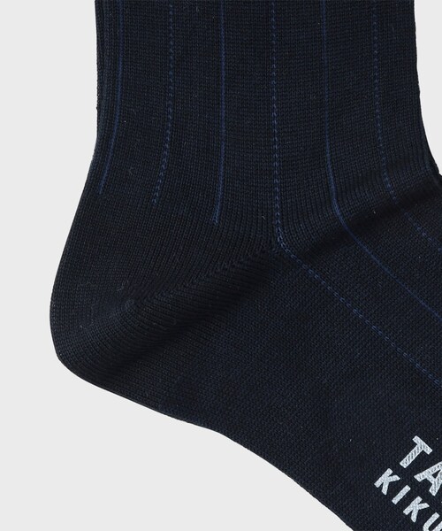 TAKEO KIKUCHI（タケオキクチ）の「【抗菌防臭/日本製】ストライプ ドレスソックス（ソックス/靴下・メンズ・ブラック/ブルー系その他・00）」の5枚目の写真