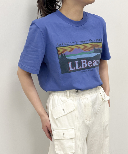 U by SPICK&SPAN（ユーバイスピックアンドスパン）の「【L.L.Bean/エルエルビーン】 Morrill Short Sleeve Katahdin L（Tシャツ/カットソー・レディース・ブルー/ブラック系その他/ピンク/ライトグレー/アイボリー・FREE）」の5枚目の写真