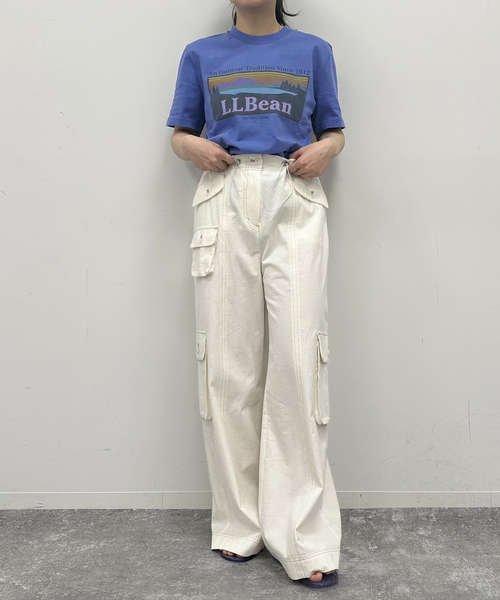 U by SPICK&SPAN（ユーバイスピックアンドスパン）の「【L.L.Bean/エルエルビーン】 Morrill Short Sleeve Katahdin L（Tシャツ/カットソー・レディース・ブルー/ブラック系その他/ピンク/ライトグレー/アイボリー・FREE）」の13枚目の写真
