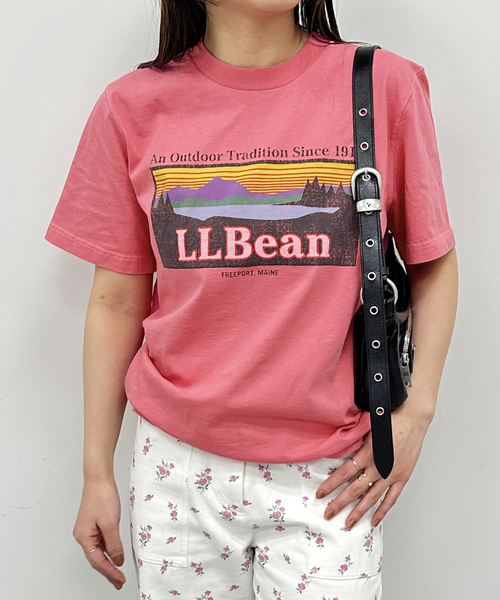 U by SPICK&SPAN（ユーバイスピックアンドスパン）の「【L.L.Bean/エルエルビーン】 Morrill Short Sleeve Katahdin L（Tシャツ/カットソー・レディース・ブルー/ブラック系その他/ピンク/ライトグレー/アイボリー・FREE）」の15枚目の写真
