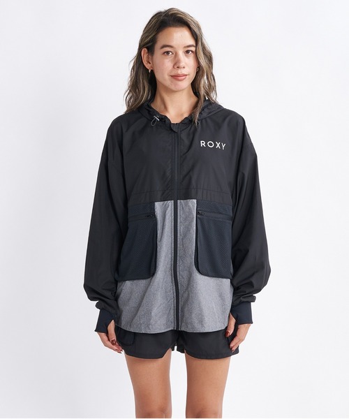 【セール】AHEAD OF TIMES JACKET/ロキシー撥水ナイロンランニングジャケット（ブルゾン）｜ROXY（ロキシー）
