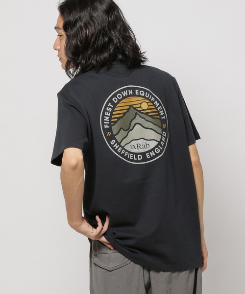 Rab（ラブ）の「【Rab(ラブ)】Basecamp 3 Peak Tee（Tシャツ/カットソー・メンズ・チャコール/レッド/カーキ・X-LARGE/XX-LARGE）」の2枚目の写真