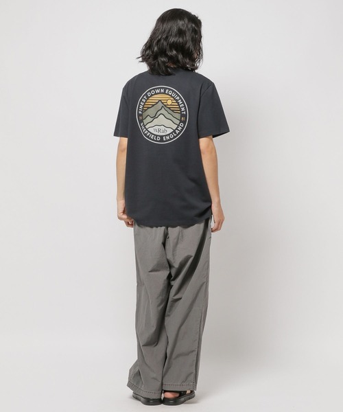 Rab（ラブ）の「【Rab(ラブ)】Basecamp 3 Peak Tee（Tシャツ/カットソー・メンズ・チャコール/レッド/カーキ・X-LARGE/XX-LARGE）」の5枚目の写真