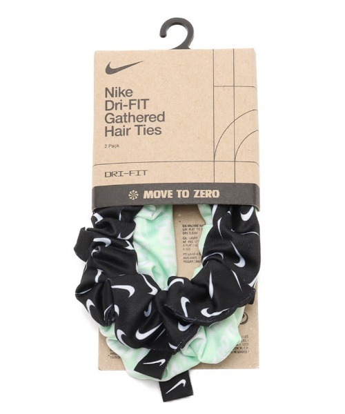NIKE（ナイキ）の「NIKE ナイキ ギャザード ヘア ゴム ２点セット  【SP】（ヘアゴム・レディース・マルチ・FREE）」の6枚目の写真