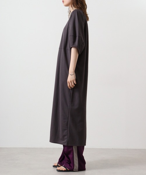 hunch（ハンチ）の「hunch コクーンスリーブワンピース（ワンピース・レディース・ブラック/チャコール/グリーン・FREE）」の17枚目の写真