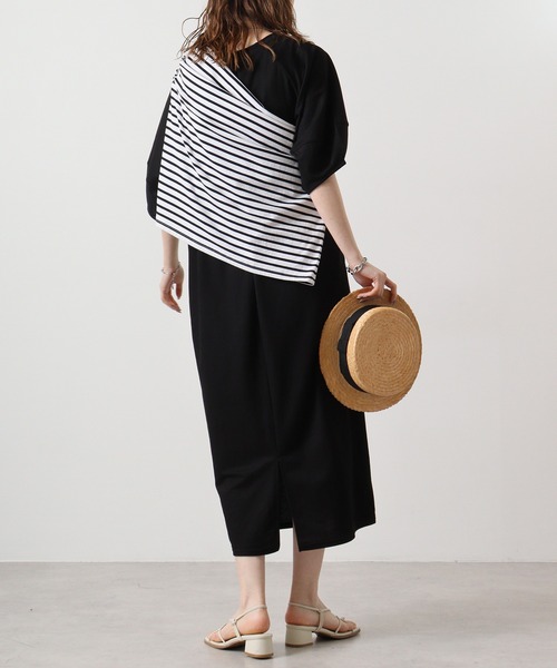 hunch（ハンチ）の「hunch コクーンスリーブワンピース（ワンピース・レディース・ブラック/チャコール/グリーン・FREE）」の21枚目の写真