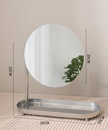 aimoha（アイモハ）の「鏡付き　収納スタンド（収納グッズ）」