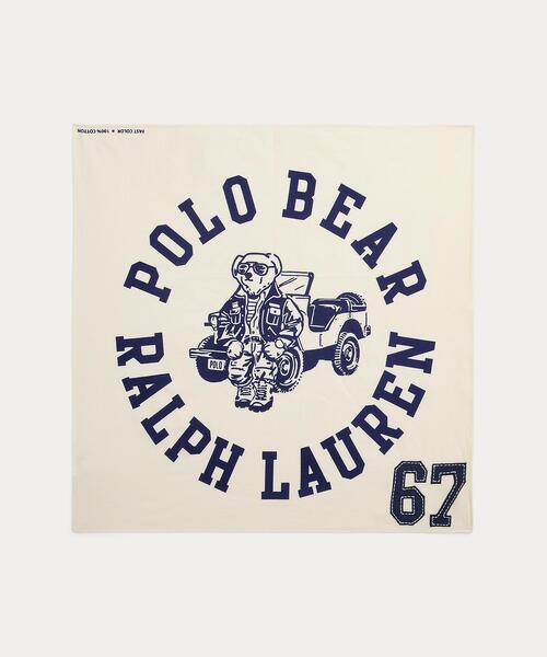 Polo ベア コットン バンダナ