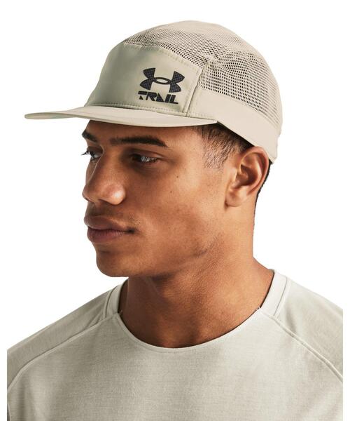 UNDER ARMOUR（アンダーアーマー）の「UAアイソチル ローンチ キャンパーキャップ（ランニング/メンズ）（キャップ・メンズ・ベージュ・ONESIZE）」の3枚目の写真