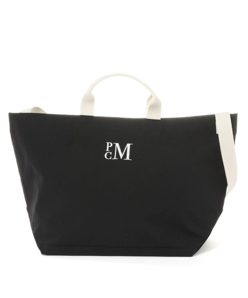 PARROTT CANVAS（パロットキャンバス）の「【PARROTT CANVAS】PCMショルダートートバッグ　2WAY　マチあり　A4サイズ収納可（トートバッグ・レディース・ホワイト/ブラック・FREE）」の19枚目の写真