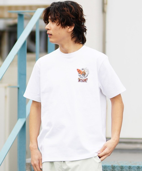 lost(ロスト)の「【ムラサキスポーツ限定】lost/ロスト ヘビーウエィト半袖Tシャツ バックプリント AXIS-24SS L24SS-I(Tシャツ/カットソー・メンズ・ブラック/ホワイト/スミクロ・L/M/XL)」の4枚目の写真