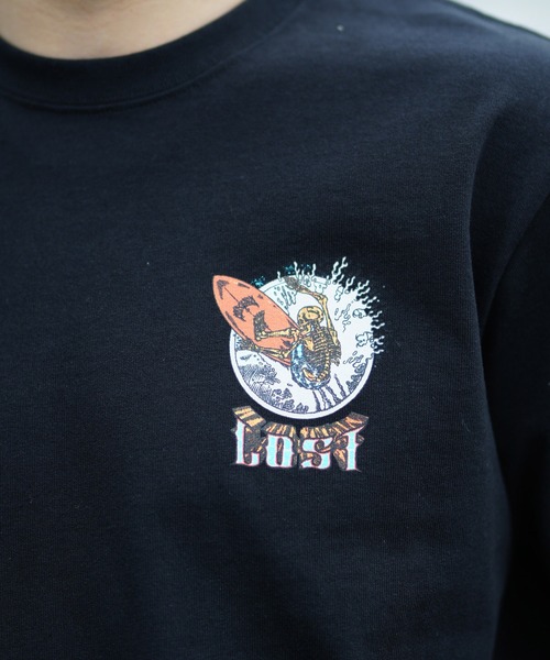 lost(ロスト)の「【ムラサキスポーツ限定】lost/ロスト ヘビーウエィト半袖Tシャツ バックプリント AXIS-24SS L24SS-I(Tシャツ/カットソー・メンズ・ブラック/ホワイト/スミクロ・L/M/XL)」の21枚目の写真