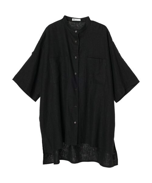 CRAFT STANDARD BOUTIQUE(クラフトスタンダードブティック)の「【キナリノ別注】リネンレーヨンWポケットシャツ(シャツ/ブラウス・レディース・アイボリー/ブラック/チャコールグレー/ネイビー・FREE)」の9枚目の写真