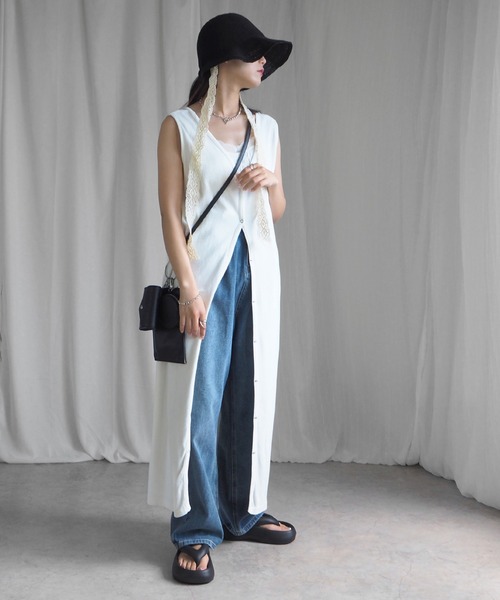 minia（ミニア）の「EVAトングサンダル（サンダル・レディース・アイボリー/ブラック・23.0cm/23.5cm/24.5cm/25.0cm）」の18枚目の写真