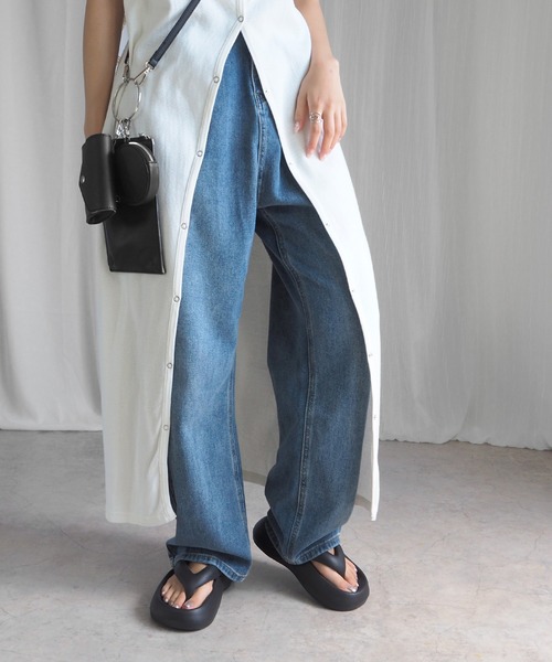 minia（ミニア）の「EVAトングサンダル（サンダル・レディース・アイボリー/ブラック・23.0cm/23.5cm/24.5cm/25.0cm）」の16枚目の写真