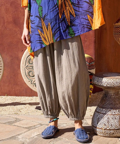 チャイハネ（チャイハネ）の「【チャイハネ】ナミラMEN'Sイージーパンツ（その他パンツ・メンズ・キャメル/ブラック/ブルー/グレー/ダークパープル/ホワイト・FREE）」の3枚目の写真