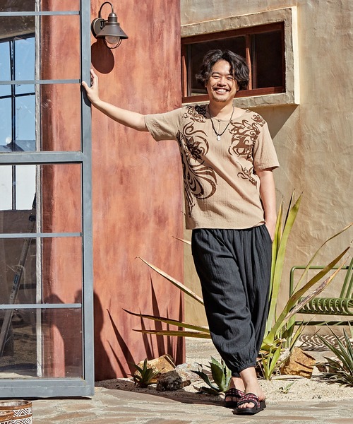 チャイハネ（チャイハネ）の「【チャイハネ】ナミラMEN'Sイージーパンツ（その他パンツ・メンズ・キャメル/ブラック/ブルー/グレー/ダークパープル/ホワイト・FREE）」の10枚目の写真