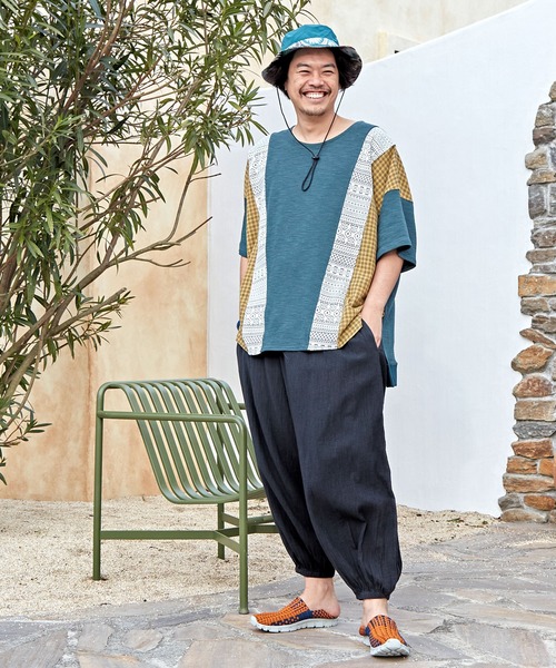 チャイハネ（チャイハネ）の「【チャイハネ】ナミラMEN'Sイージーパンツ（その他パンツ・メンズ・キャメル/ブラック/ブルー/グレー/ダークパープル/ホワイト・FREE）」の11枚目の写真