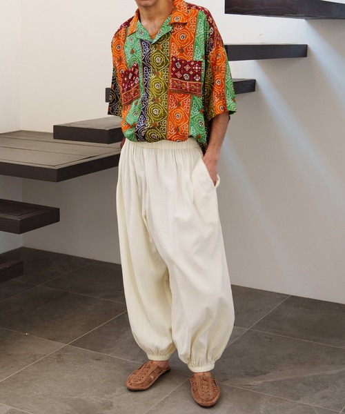 チャイハネ（チャイハネ）の「【チャイハネ】ナミラMEN'Sイージーパンツ（その他パンツ・メンズ・キャメル/ブラック/ブルー/グレー/ダークパープル/ホワイト・FREE）」の14枚目の写真