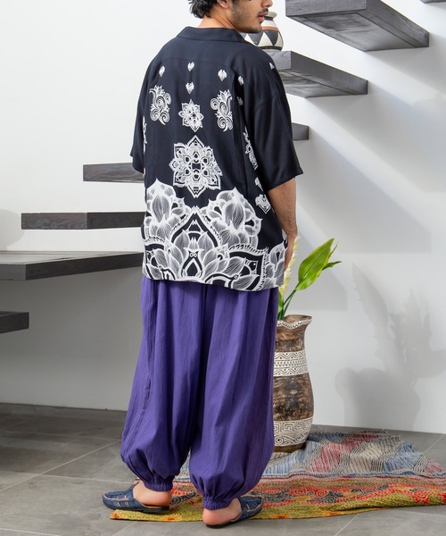 チャイハネ（チャイハネ）の「【チャイハネ】ナミラMEN'Sイージーパンツ（その他パンツ・メンズ・キャメル/ブラック/ブルー/グレー/ダークパープル/ホワイト・FREE）」の12枚目の写真