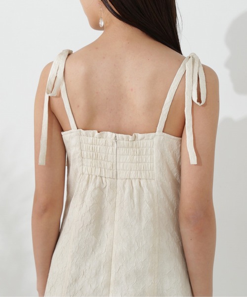 PROPORTION BODY DRESSING（プロポーションボディドレッシング）の「リボンキャミワンピース / 1214140516（ワンピース・レディース・オフホワイト/ブラック・SMALL/MEDIUM）」の20枚目の写真