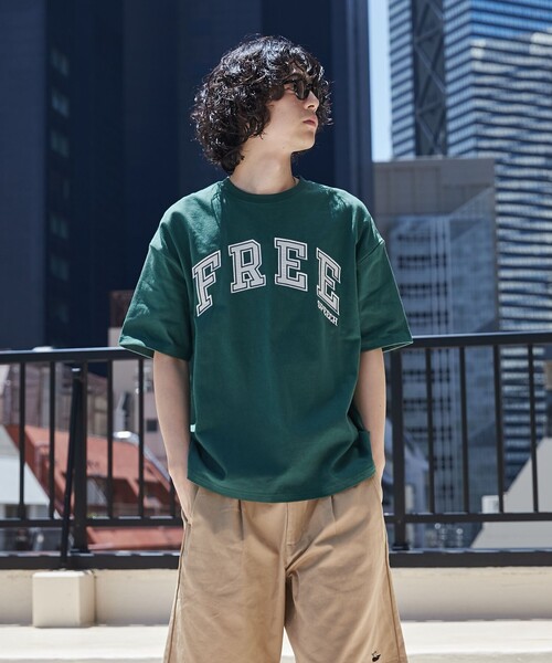 coen(コーエン)の「FreeSpeech(フリースピーチ)別注ロゴTシャツ(Tシャツ/カットソー・メンズ・ホワイト/ネイビー/ダークグリーン・M/L/XL)」の13枚目の写真