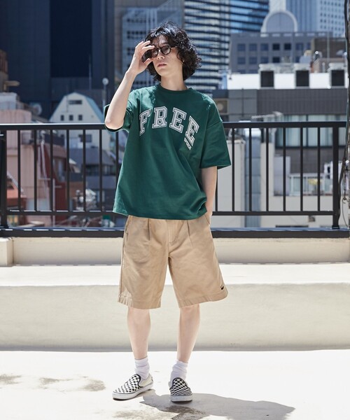 coen(コーエン)の「FreeSpeech(フリースピーチ)別注ロゴTシャツ(Tシャツ/カットソー・メンズ・ホワイト/ネイビー/ダークグリーン・M/L/XL)」の14枚目の写真