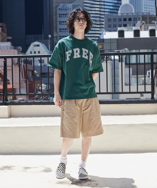 coen(コーエン)の「FreeSpeech(フリースピーチ)別注ロゴTシャツ(Tシャツ/カットソー・メンズ・ホワイト/ネイビー/ダークグリーン・M/L/XL)」の16枚目の写真