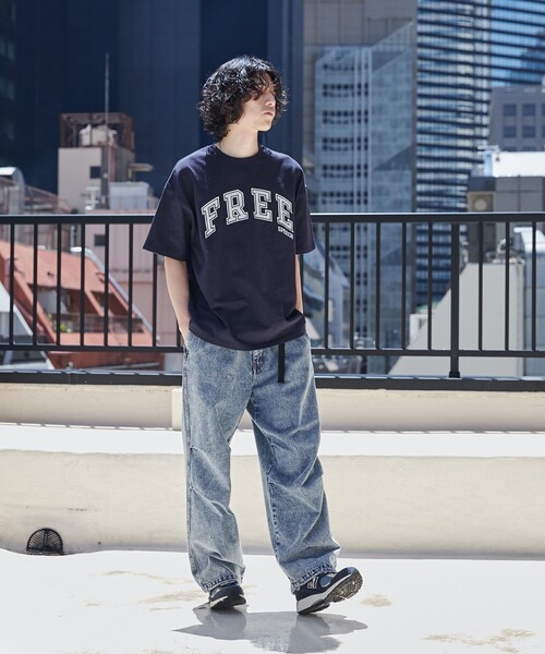 coen(コーエン)の「FreeSpeech(フリースピーチ)別注ロゴTシャツ(Tシャツ/カットソー・メンズ・ホワイト/ネイビー/ダークグリーン・M/L/XL)」の8枚目の写真