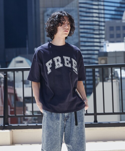 coen(コーエン)の「FreeSpeech(フリースピーチ)別注ロゴTシャツ(Tシャツ/カットソー・メンズ・ホワイト/ネイビー/ダークグリーン・M/L/XL)」の9枚目の写真