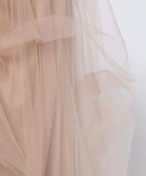 LOWRYS FARM（ローリーズファーム）の「タックチュールスカート  128229（スカート・レディース・ブラック/チャコールグレー/ブラウン・FREE）」の13枚目の写真