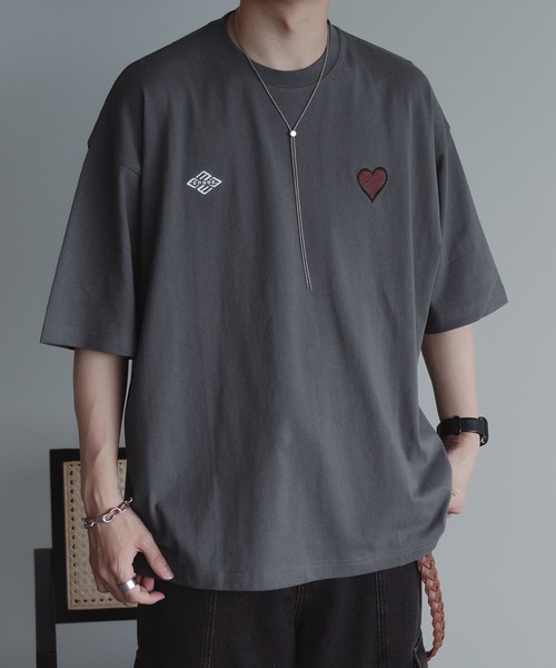 セール】W刺繍ロゴTee（Tシャツ/カットソー）｜epnok（エプノック）の